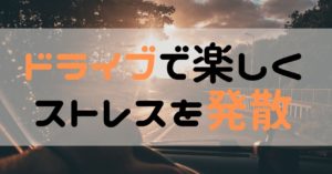 ドライブは楽しい趣味！